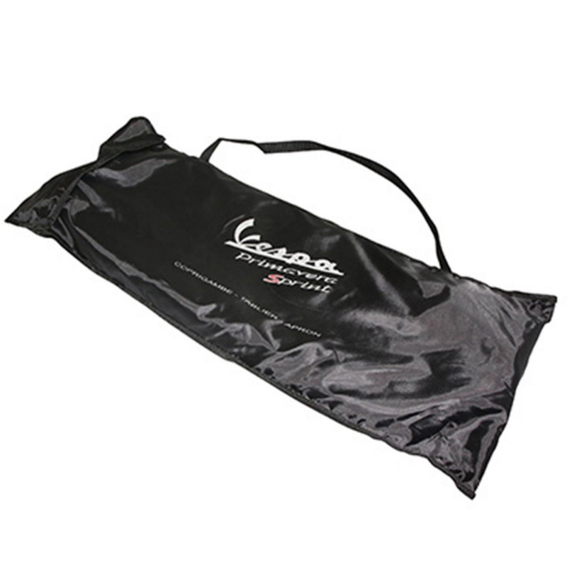 TABLIER COUVRE JAMBES ORIGINE PIAGGIO 50-125 VESPA PRIMAVERA 2013 , SPRINT 2014  NOIR  -605576M010-