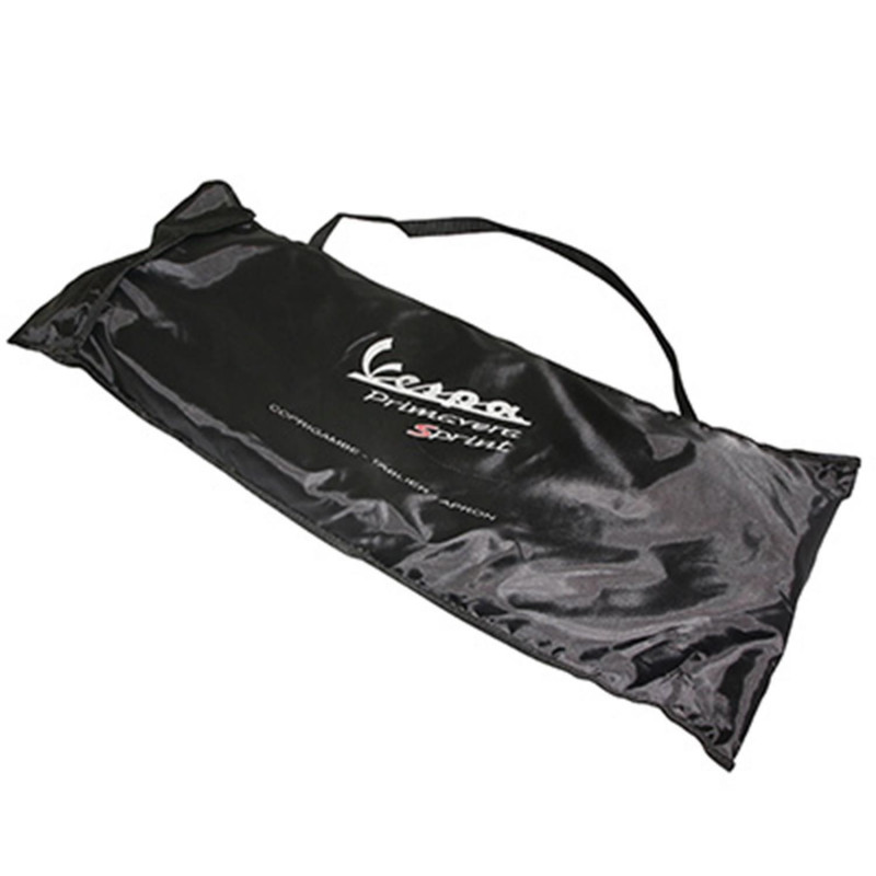 TABLIER COUVRE JAMBES ORIGINE PIAGGIO 50-125 VESPA PRIMAVERA 2013 , SPRINT 2014  NOIR  -605576M010-