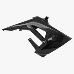 CARENAGE-DEFLECTEUR RESERVOIR DROIT ORIGINE PIAGGIO 50 GILERA SMT, RCR 2018 -DERBI SENDA 2018  NOIR  -2B004333000W0N-