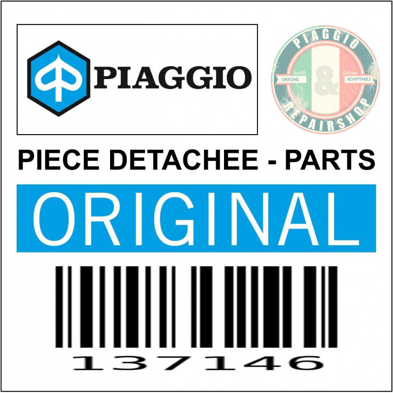 CAGE A ROULEAU (16x14.3) AXE SUSPENSION DE ORIGINE PIAGGIO TRIPORTEUR APE 50 1998 -PIAGGIO VINTAGE -137146-