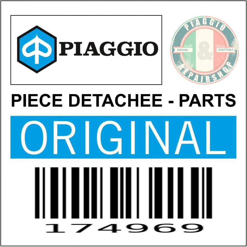 ENTRETOISE FIXATION DURITE DE FREIN AVANT ORIGINE PIAGGIO 125-350-500 X10, 300-350 BEVERLY  -174969-