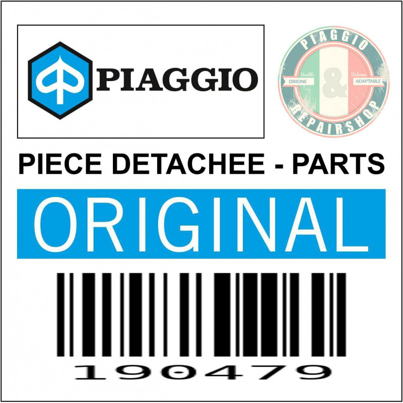 JOINT CAOUTCHOUC (3.8x9x3.5) ORIGINE PIAGGIO COMMUN A LA GAMME -190479-
