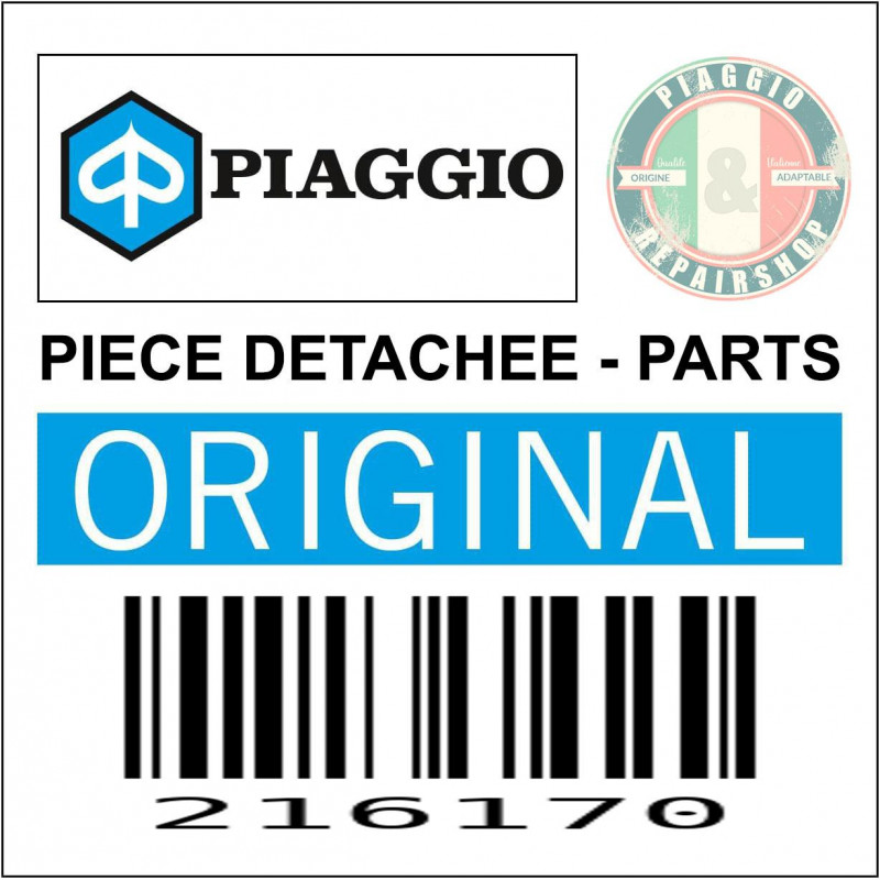 JOINT DE GARDE BOUE AVANT ORIGINE PIAGGIO TRIPORTEUR APE TM703 -216170-