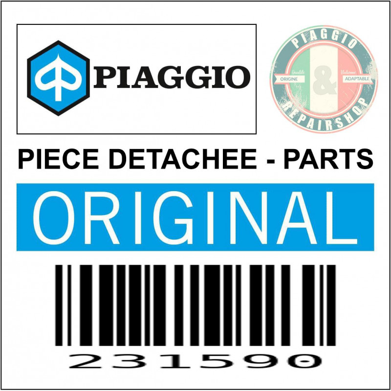 CLIPS RESSORT (D17) ORIGINE PIAGGIO COMMUN A LA GAMME -231590-