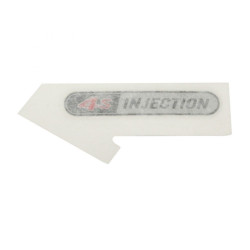 DECO-LOGO "4T INJECTION" SUR FACE AVANT ORIGINE PIAGGIO 50 ZIP 4T 2018  E4  -2H002189-
