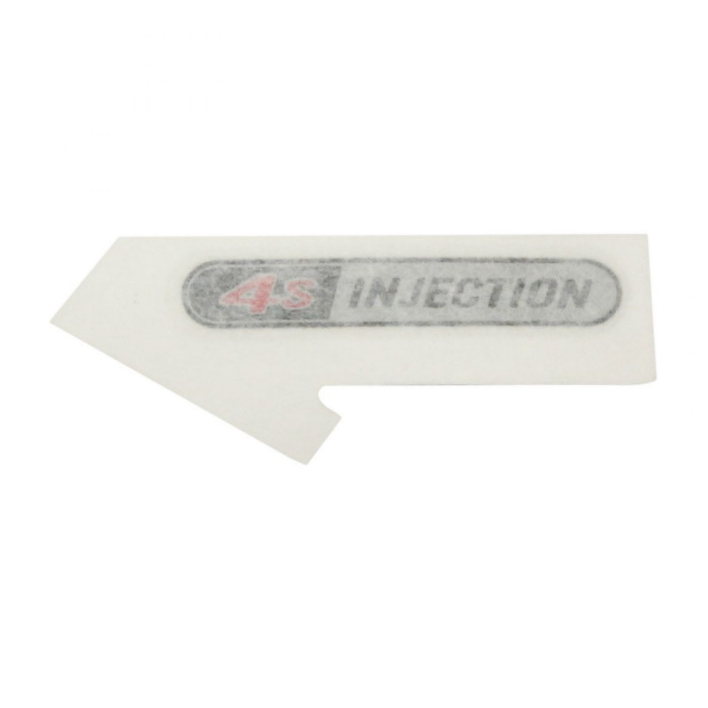 DECO-LOGO "4T INJECTION" SUR FACE AVANT ORIGINE PIAGGIO 50 ZIP 4T 2018  E4  -2H002189-