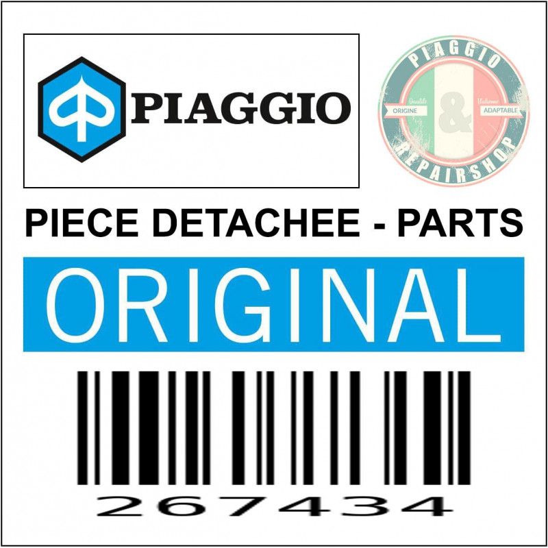 TAMPON DE BRAS OSCILLANT ORIGINE PIAGGIO 50 NRG, TYPHOON, FLY, LIBERTY-GILERA 50 STALKER, RUNNER  -267434-