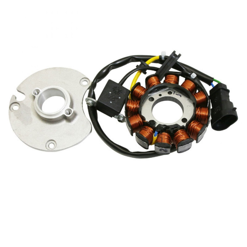 STATOR ALLUMAGE ORIGINE PIAGGIO 50 GILERA SMT, RCR 2018 -DERBI SENDA 2018 -APRILIA RS4, SX, RX 2018   -1A008838-
