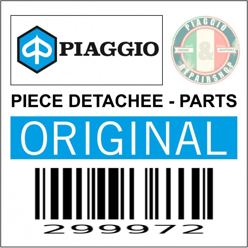 VIS SPECIALE DOIGT DE SERRURE ORIGINE PIAGGIO COMMUN A LA GAMME -299972-