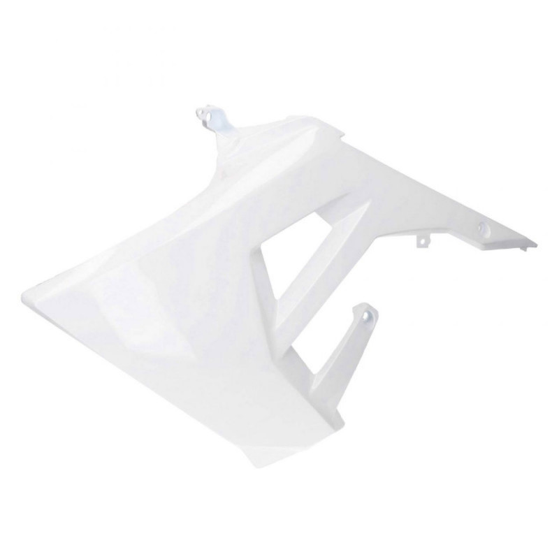 CARENAGE-DEFLECTEUR RESERVOIR GAUCHE ORIGINE PIAGGIO GILERA 50 SMT, RCR 2018 -DERBI 50 SENDA 2018  BLANCHE  -2B004334000W0B-