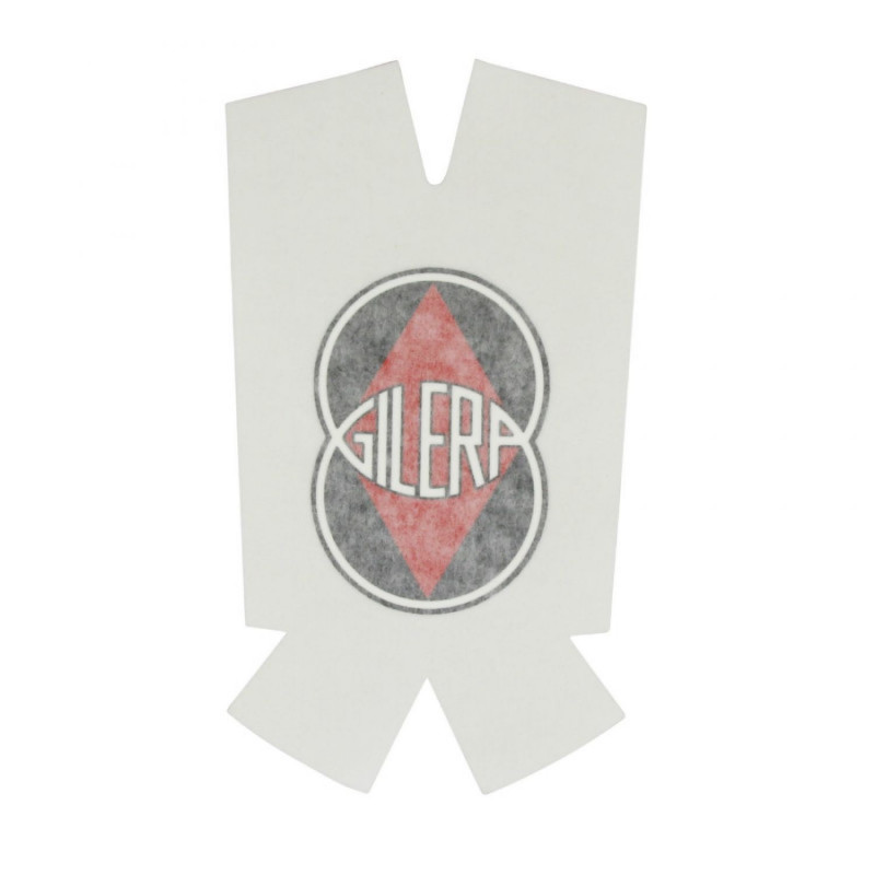 DECO-LOGO CENTRAL DE GARDE BOUE AVANT ORIGINE PIAGGIO GILERA 50 SMT, RCR 2018   -2H002115-