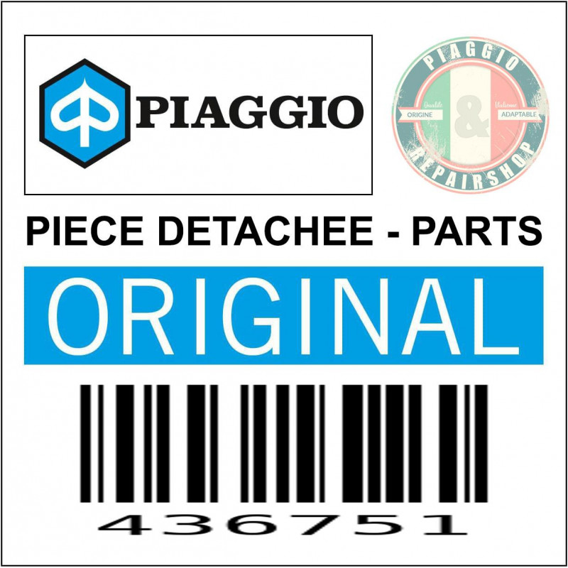 JOINT DE CARTER POMPE A HUILE ORIGINE PIAGGIO 50 4T ZIP, LIBERTY, FLY, PRIMAVERA, SPRINT -436751-