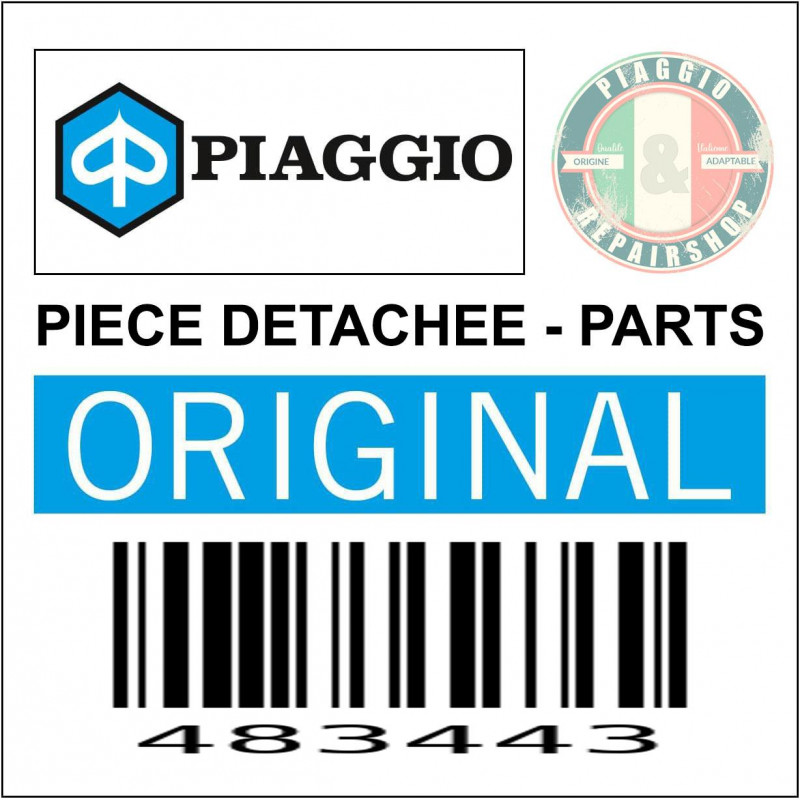 GODET POULIE EMBRAYAGE ORIGINE PIAGGIO 50 COMMUN A LA GAMME -483443-