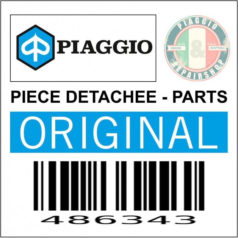 AXE DU CULBUTEURS ORIGINE PIAGGIO 125 MP3, X7, X8, X9, X-EVO, VESPA GTS-GILERA 125 NEXUS-APRILIA 125 ATLANTIC  -486343-