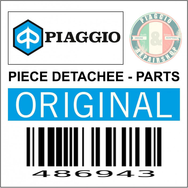 JOINT BOITIER AIR ORIGINE PIAGGIO 50 2T COMMUN A LA GAMME -486943-