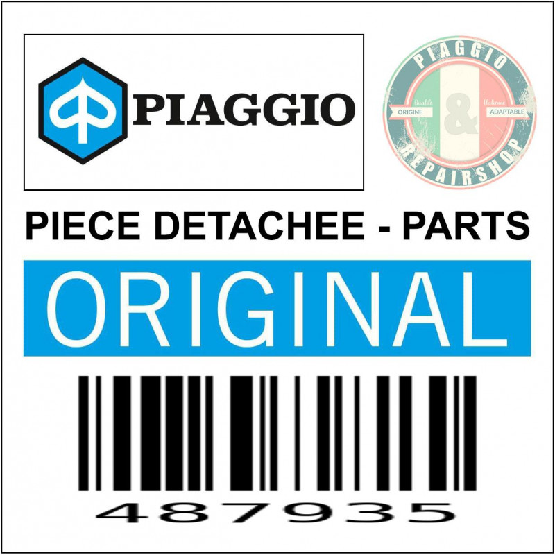 GODET LOGEMENT RESSORT COTE EMBRAYAGE ORIGINE PIAGGIO 50 COMMUN A LA GAMME -487935-