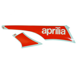 DECO-LOGO SPOILER DROIT ORIGINE PIAGGIO APRILIA 50 SR 2018   -2H002027-
