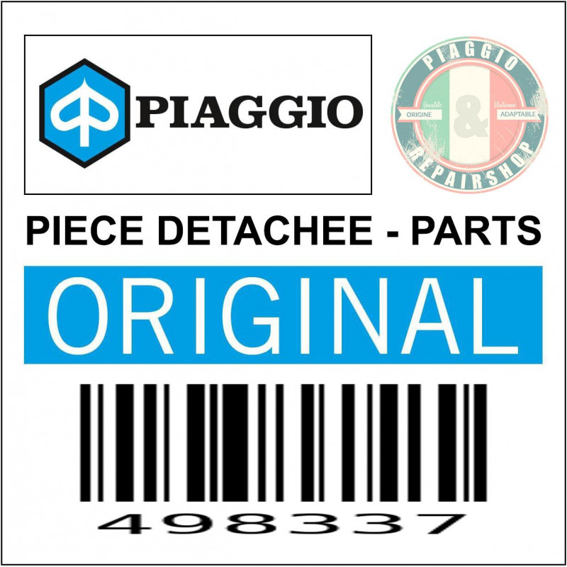KIT JOINTS MOTEUR ORIGINE PIAGGIO 50 TYPHOON, NRG, ZIP, VESPA LX-GILERA 50 RUNNER, STALKER-APRILIA 50 SR  -498337-