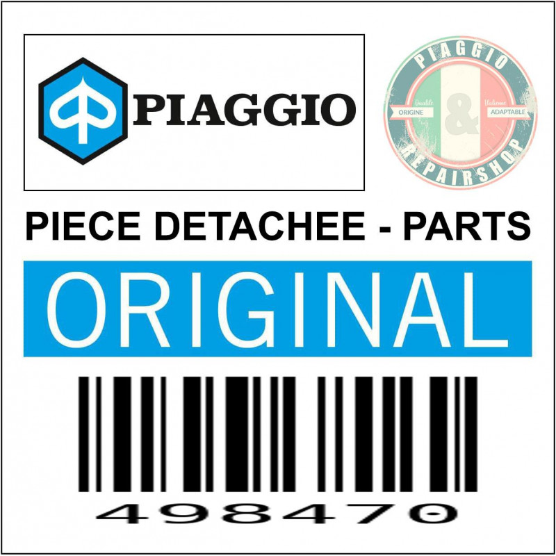 SERIE JOINTS MOTEUR ORIGINE PIAGGIO 50 SR H2O 2003 2012 (VERSION CARBU) -498470-