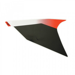 AUTOCOLLANT-STICKER-DECOR FACE AVANT GAUCHE ORIGINE PIAGGIO APRILIA 50 SR 2018  BLANC 544-ROUGE 885-A  -2H002289000A1-