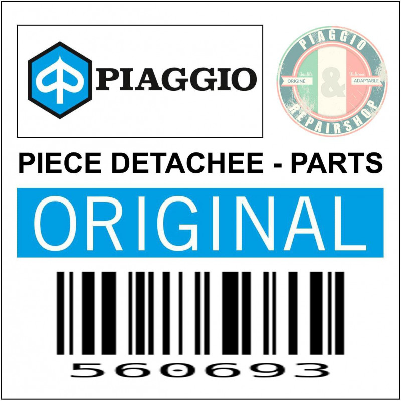 CABLE-COMMANDE-TRANSMISSION DE GAZ POIGNEE AU REPARTITEUR ORIGINE PIAGGIO 80 SFERA RST -560693-