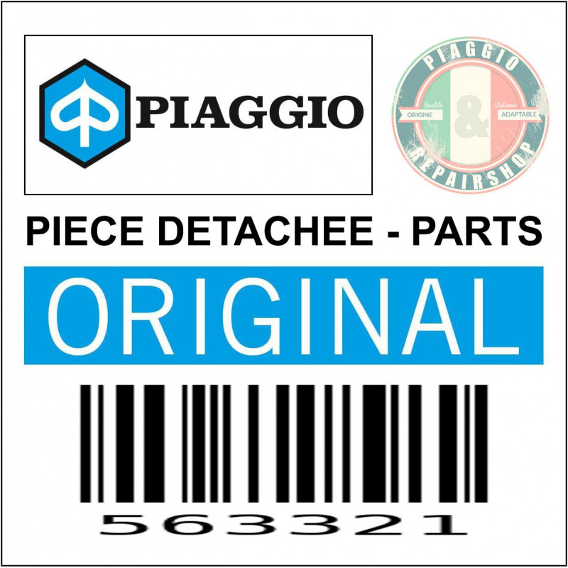 RESSORT DE BRAS OSCILLANT ORIGINE PIAGGIO 50 VESPA LX, VESPA-S, SPRINT, PRIMAVERA 2019--563321-