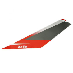 DECO-LOGO FACE AVANT GAUCHE ORIGINE PIAGGIO APRILIA 50 SR MOTARD 2018  NOIR 85-B  -2H002293000A2-
