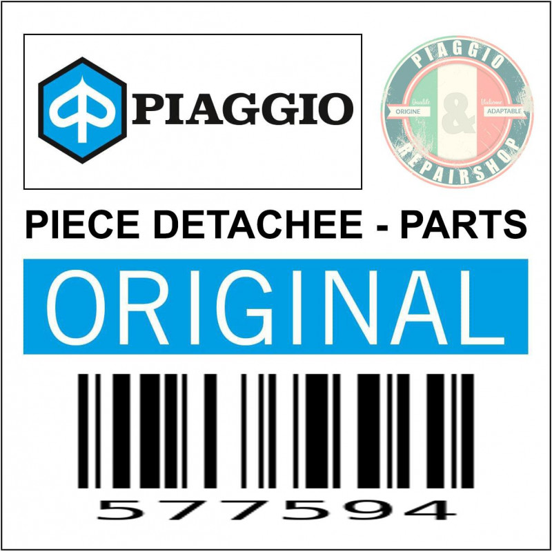 CLIPS ADHESIF ORIGINE PIAGGIO COMMUN A LA GAMME -577594-