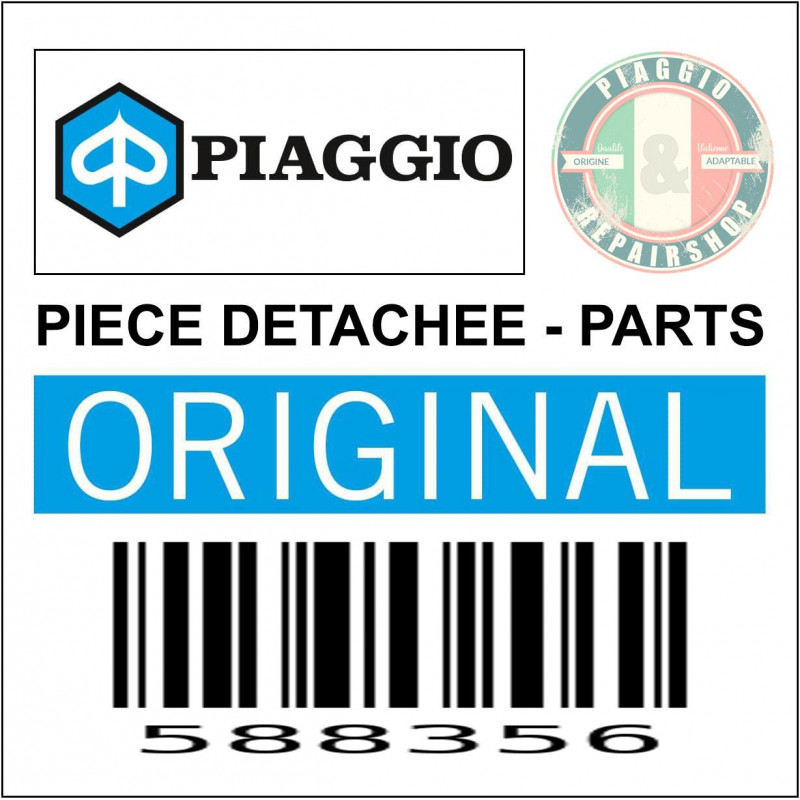 ECROU DE SERRAGE ARBRE COUPLE CONIQUE ORIGINE PIAGGIO PORTER MAXXI 2020-  -588356-