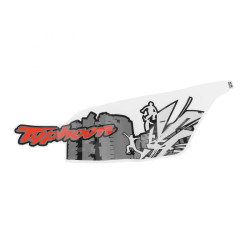 DECO-LOGO ORIGINE PIAGGIO 50 TYPHOON 2018  VEHICULES BLANC 544 OU JAUNE 979-A  -2H002552000A2-