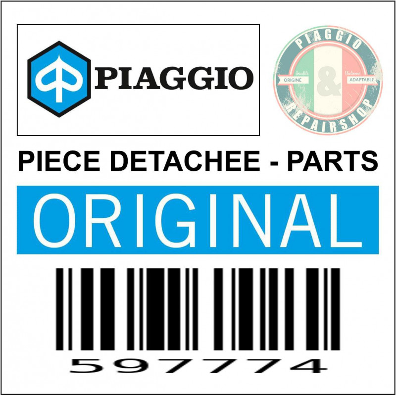 VIS SUPPORT SILENT BLOC MOTEUR ORIGINE PIAGGIO COMMUN A TOUTE LA GAMME  -597774-