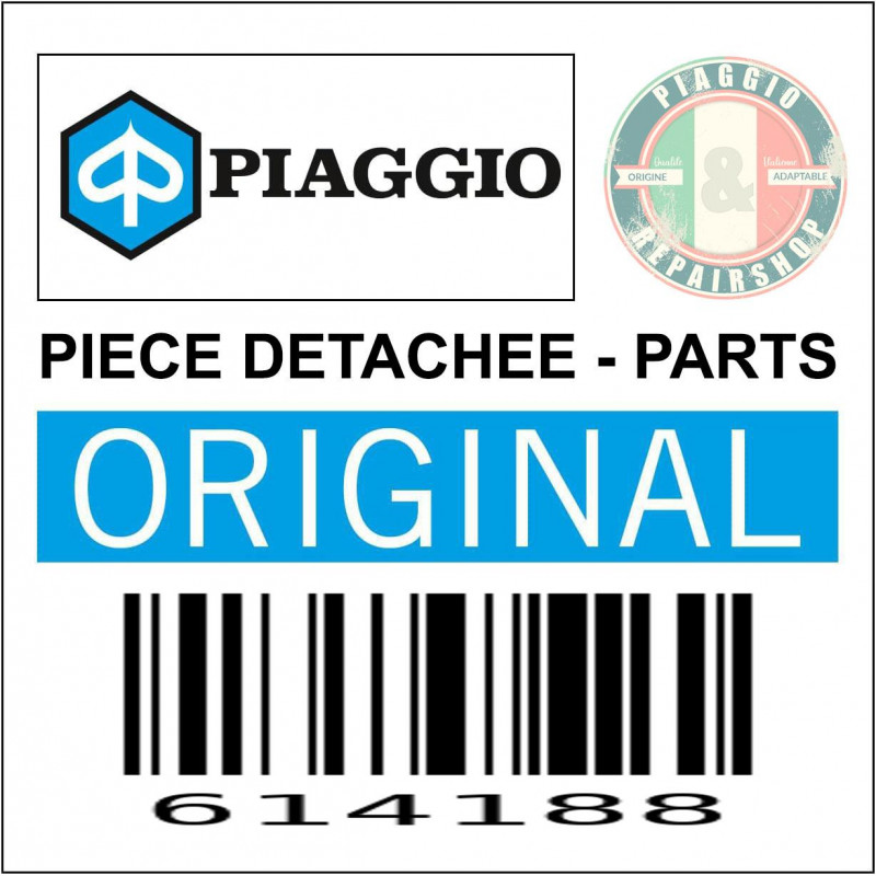 COLLIER SERRAGE TUBE ORIGINE PIAGGIO COMMUN A LA GAMME -614188-