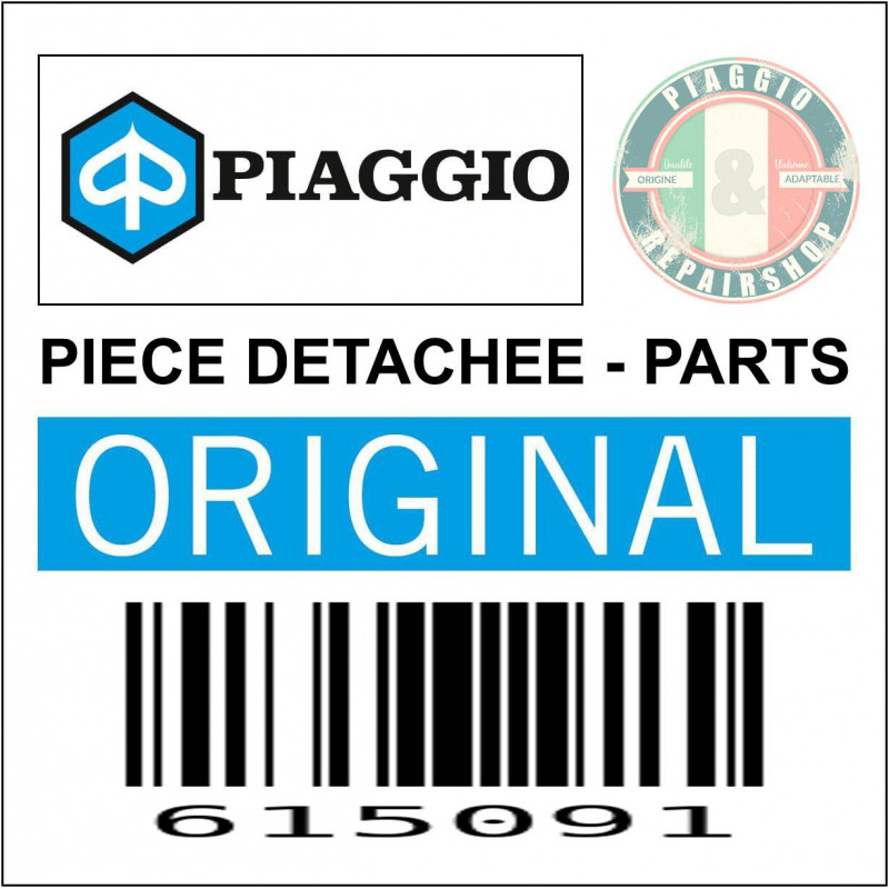 COUVERCLE-PARE POUSSIERE FREIN A MAIN ORIGINE PIAGGIO PORTER 2010 2020 -615091-