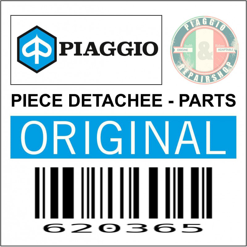 VIS BTR TETE BOMBEE (6x30) ORIGINE PIAGGIO COMMUN A LA GAMME -620365-
