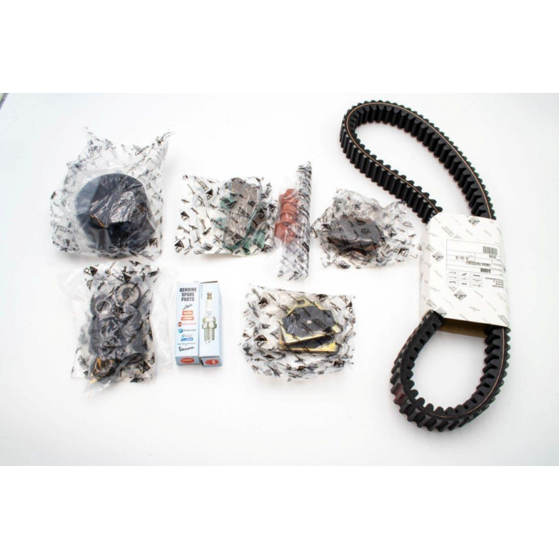 KIT ENTRETIEN MAXISCOOTER ORIGINE PIAGGIO 500 MP3 ABS 2014 2017 (AVEC GUIDES VARIATEUR)  -1R000375-