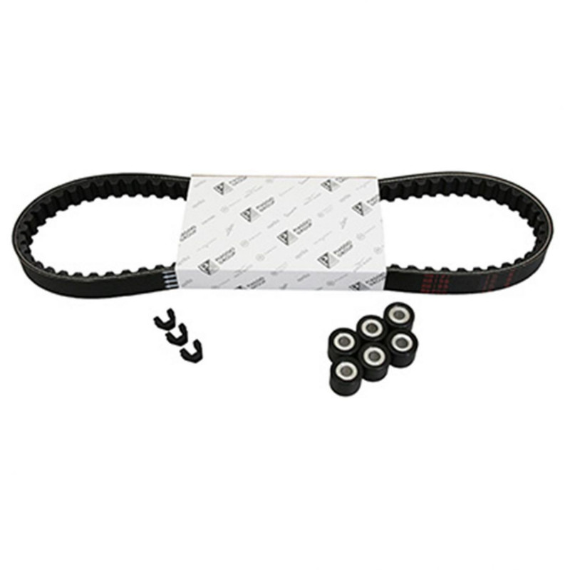 KIT TRANSMISSION (COURROIE, GALETS, GUIDES) ORIGINE PIAGGIO 50 LIBERTY 4T 1998 2013-GILERA 50 DNA 1998 2005-APRILIA 50