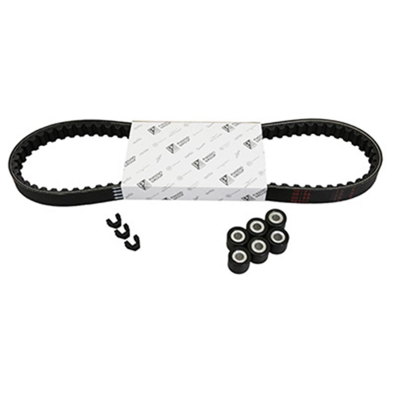 KIT TRANSMISSION (COURROIE, GALETS, GUIDES) ORIGINE PIAGGIO 50 LIBERTY 4T 1998 2013-GILERA 50 DNA 1998 2005-APRILIA 50