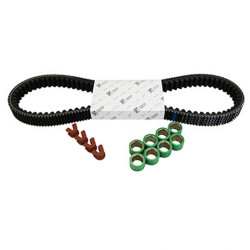 KIT TRANSMISSION (COURROIE, GALETS, GUIDES) ORIGINE PIAGGIO 400 MP3 2007 2011, X-EVO 2007 2011, X8 2004 2007, BEVERLY 2006