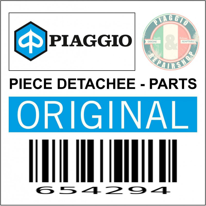 VIDE POCHE GAUCHE SUR TABLIER INTERIEUR ORIGINE PIAGGIO 50-125 VESPA-S  -654294-