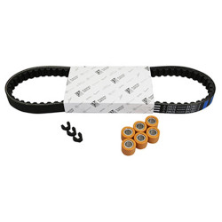 KIT TRANSMISSION (COURROIE, GALETS, GUIDES) ORIGINE PIAGGIO 50 FLY 4T 4V 2012 , VESPA PRIMAVERA 4T 4V 2013 17, VESPA SPRINT 4T