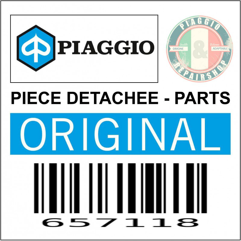 TABLIER INTERIEUR ORIGINE PIAGGIO 50-125 VESPA-S BRUT A PEINDRE  -657118-
