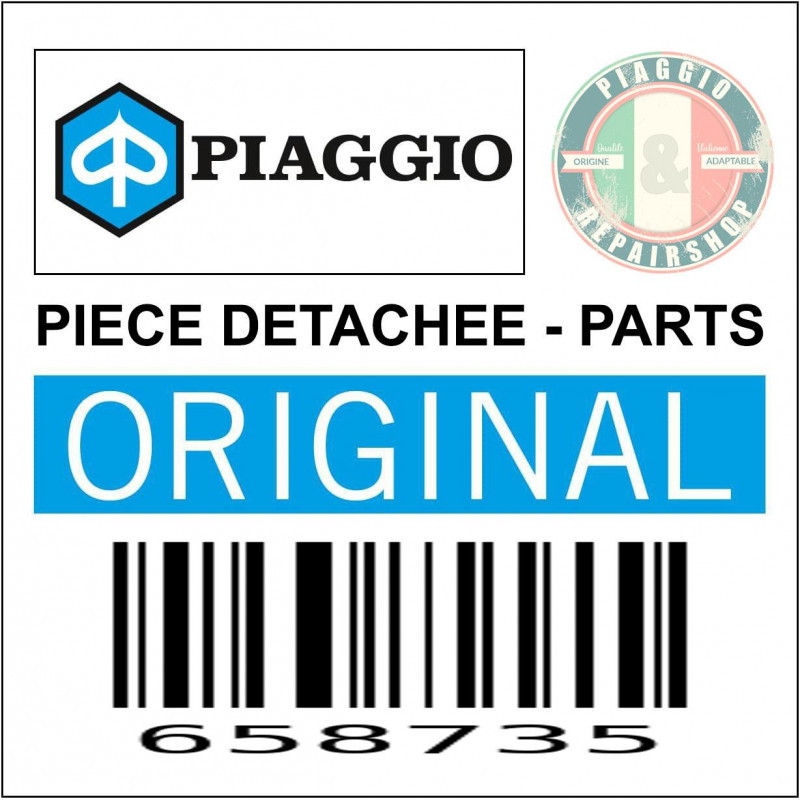 SUPPORT DE FERMETURE DE PORTE ORIGINE PIAGGIO APE CALESSINO 2007 2012 -658735-