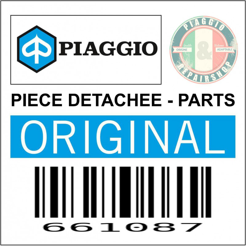 RIDELLE ARRIERE ORIGINE PIAGGIO PORTER PICK-UP JUSQU'A 2009  -661087-