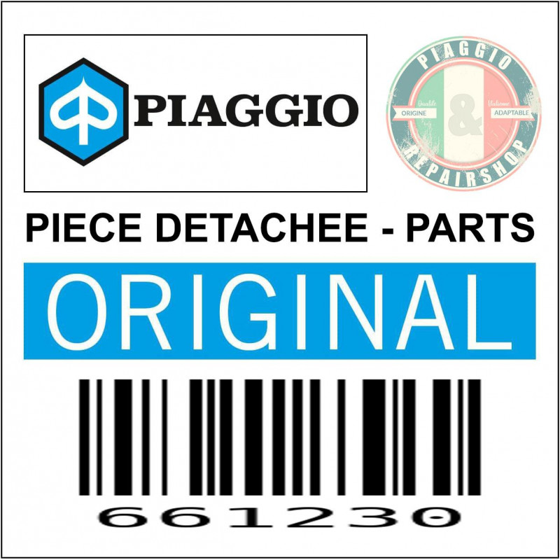 CANON DE SERRURE ORIGINE PIAGGIO TRIPORTEUR APE CALESSINO 2013 2019 -661230-