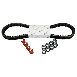 KIT TRANSMISSION (COURROIE, GALETS, GUIDES) ORIGINE PIAGGIO 350 MP3 2018 , X10 2012 , BEVERLY 2012   -1R000448-