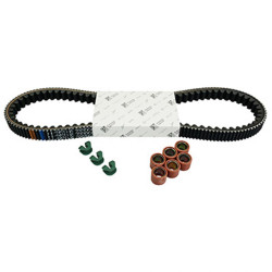 KIT TRANSMISSION (COURROIE, GALETS, GUIDES) ORIGINE PIAGGIO 250-300 BEVERLY 2007 , CARNABY 2010 -APRILIA 250-300 SCARABEO