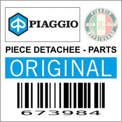 TAPIS DE REPOSE PIED GAUCHE ORIGINE PIAGGIO GILERA 125-250-300-500 NEXUS-APRILIA 125-300 SR-MAX  -673984-
