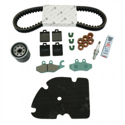 KIT ENTRETIEN MAXISCOOTER ORIGINE PIAGGIO 300 MP3 2010 2013 (AVEC GUIDES VARIATEUR)  -1R000378-