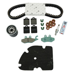 KIT ENTRETIEN MAXISCOOTER ORIGINE PIAGGIO 300 MP3 2010 2013 (AVEC GUIDES VARIATEUR)  -1R000378-