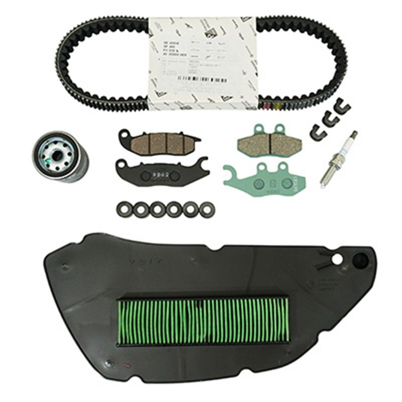 KIT ENTRETIEN MAXISCOOTER ORIGINE PIAGGIO 125 MEDLEY 2016 2019 (AVEC GUIDES VARIATEUR)  -1R000455-